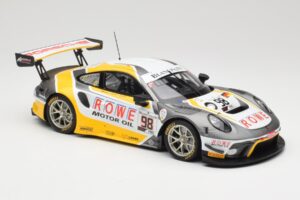 Porsche 911 991.2 GT3 R Rowe Racing #98 N. Muller / R. Dumas / M. Jaminet 24 Hours of Spa 2019 Minichamps 1:18 155196098 Meta — kuva 4 / 6
