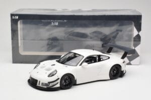 Porsche 911 991.2 GT3 R Valkoinen Mustilla Vanteilla Minichamps 1:18 155186900 Metalli — kuva 6 / 6