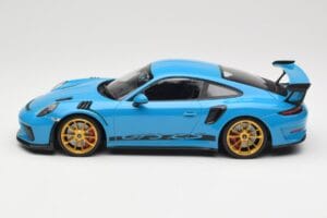 Porsche 911 991.2 GT3 RS Sininen Kultaisilla Vanteilla Minichamps 1:18 155068222 Metalli — kuva 3 / 6