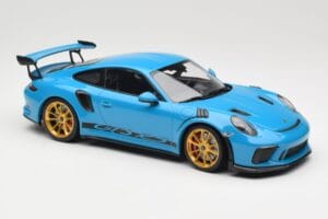 Porsche 911 991.2 GT3 RS Sininen Kultaisilla Vanteilla Minichamps 1:18 155068222 Metalli — kuva 4 / 6