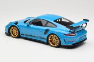 Porsche 911 991.2 GT3 RS Sininen Kultaisilla Vanteilla Minichamps 1:18 155068222 Metalli — kuva 5 / 6