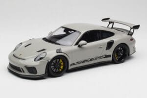 Porsche 911 991.2 GT3 RS Chalk Wording Mustat Vanteet Minichamps 1:18 153068230 Metalli