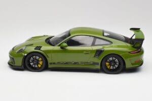Porsche 911 991.2 GT3 RS Lizard Vihreä Mustilla Felleillä Minichamps 1:18 155068233 Metalli — kuva 3 / 6