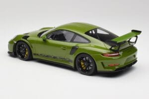 Porsche 911 991.2 GT3 RS Lizard Vihreä Mustilla Felleillä Minichamps 1:18 155068233 Metalli — kuva 5 / 6
