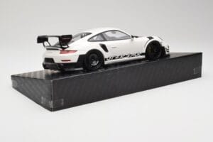 Porsche 911 991.2 GT3 RS Manthey Racing Valkoinen Minichamps 1:18 MR-911-GT3RS-1801 Metalli — kuva 3 / 6