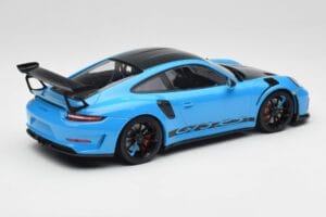 Porsche 911 991.2 GT3 RS Miami Sininen Weissach Package & Mustat Magnesium Pyörät Minichamps 1:18 153068231 Metalli — kuva 2 / 6