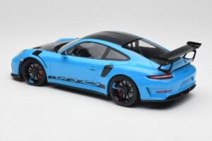 Porsche 911 991.2 GT3 RS Miami Sininen Weissach Package & Mustat Magnesium Pyörät Minichamps 1:18 153068231 Metalli — kuva 5 / 6