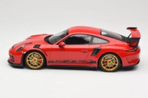 Porsche 911 991.2 GT3 RS Punainen Kultaisilla Vanteilla Minichamps 1:18 155068220 Metalli — kuva 3 / 6