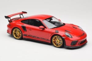 Porsche 911 991.2 GT3 RS Punainen Kultaisilla Vanteilla Minichamps 1:18 155068220 Metalli — kuva 4 / 6