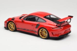 Porsche 911 991.2 GT3 RS Punainen Kultaisilla Vanteilla Minichamps 1:18 155068220 Metalli — kuva 5 / 6
