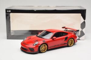 Porsche 911 991.2 GT3 RS Punainen Kultaisilla Vanteilla Minichamps 1:18 155068220 Metalli — kuva 6 / 6
