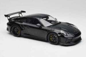 Porsche 911 991.2 GT3 RS Weissach Package Musta & Mustat Pyörät Minichamps 1:18 153068228 Metalli — kuva 4 / 6