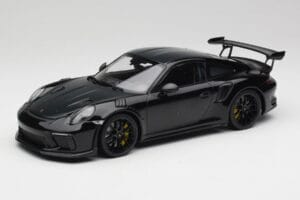 Porsche 911 991.2 GT3 RS Weissach Package Musta & Mustat Pyörät Minichamps 1:18 153068228 Metalli