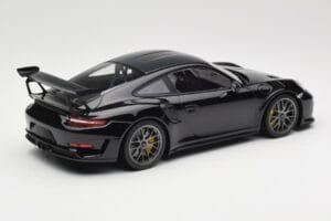 Porsche 911 991.2 GT3 RS Weissach Package Musta Hopeat Magnesium Vanteet Minichamps 1:18 153068229 Metalli — kuva 2 / 6