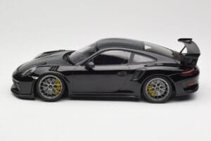Porsche 911 991.2 GT3 RS Weissach Package Musta Hopeat Magnesium Vanteet Minichamps 1:18 153068229 Metalli — kuva 3 / 6