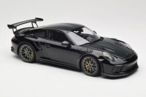 Porsche 911 991.2 GT3 RS Weissach Package Musta Hopeat Magnesium Vanteet Minichamps 1:18 153068229 Metalli — kuva 4 / 6