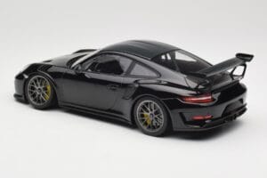 Porsche 911 991.2 GT3 RS Weissach Package Musta Hopeat Magnesium Vanteet Minichamps 1:18 153068229 Metalli — kuva 5 / 6
