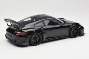 Porsche 911 991.2 GT3 RS Weissach Package Musta Mustilla Vanteilla Minichamps 1:18 153068321 Metalli — kuva 2 / 6