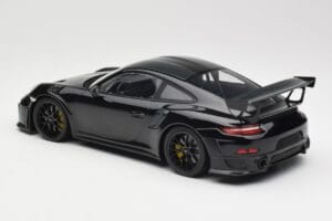 Porsche 911 991.2 GT3 RS Weissach Package Musta Mustilla Vanteilla Minichamps 1:18 153068321 Metalli — kuva 5 / 6