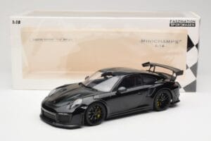 Porsche 911 991.2 GT3 RS Weissach Package Musta Mustilla Vanteilla Minichamps 1:18 153068321 Metalli — kuva 6 / 6