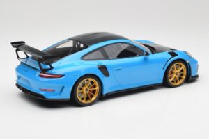Porsche 911 991.2 GT3 RS Weissach Package Sininen & Kultaiset Pyörät Minichamps 1:18 153068232 Metalli — kuva 2 / 6