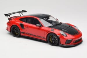 Porsche 911 991.2 GT3 RS Weissach Package Guards Red Mustat Vanteet Minichamps 1:18 153068223 Metalli — kuva 4 / 6