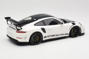 Porsche 911 991.2 GT3 RS Weissach Package Valkoinen Wording Mustat Magnesium Vanteet Minichamps 1:18 153068225 Metalli — kuva 2 / 6