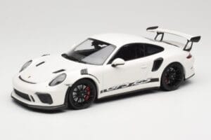 Porsche 911 991.2 GT3 RS Valkoinen Mustilla Vanteilla Minichamps 1:18 155068224 Metalli