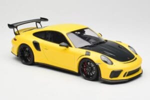 Porsche 911 991.2 GT3 RS Keltainen Mustilla Vanteilla Minichamps 1:18 155068231 Metalli — kuva 4 / 6