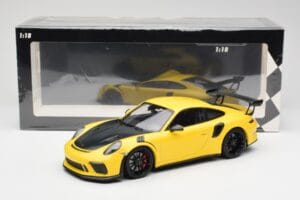 Porsche 911 991.2 GT3 RS Keltainen Mustilla Vanteilla Minichamps 1:18 155068231 Metalli — kuva 6 / 6