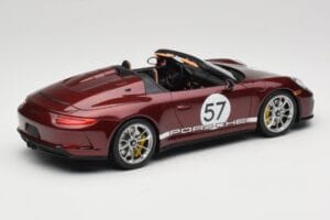 Porsche 911 991.2 Speedster Heritage Edition Cherry Metallic GT Spirit 1:18 GT929 Hartsi — kuva 2 / 6