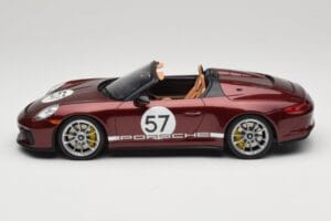 Porsche 911 991.2 Speedster Heritage Edition Cherry Metallic GT Spirit 1:18 GT929 Hartsi — kuva 3 / 6