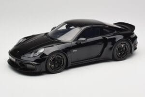 Porsche 911 992 Brabus 900 Rocket-R Obsidian Black GT Spirit 1:18 GT502 Hartsi