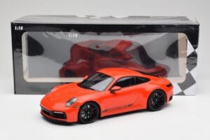 Porsche 911 992 Carrera 4S Lava Oranssi Minichamps 1:18 155067327 Metalli — kuva 6 / 6
