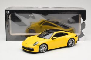Porsche 911 992 Carrera 4S Keltainen Minichamps 1:18 155067320 Metalli — kuva 6 / 6