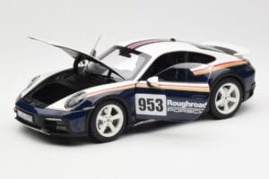 Porsche 911 992 Dakar Rough Roads Norev 1:18 187240 Metalli — kuva 2 / 9