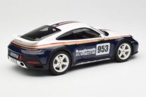 Porsche 911 992 Dakar Rough Roads Norev 1:18 187240 Metalli — kuva 3 / 9