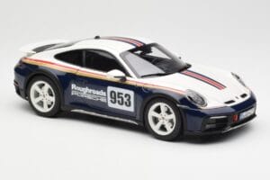 Porsche 911 992 Dakar Rough Roads Norev 1:18 187240 Metalli — kuva 7 / 9