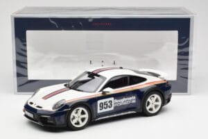 Porsche 911 992 Dakar Rough Roads Norev 1:18 187240 Metalli — kuva 9 / 9