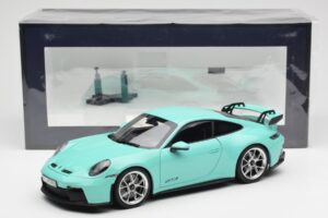Porsche 911 992 GT3 Mint Vihreä Norev 1:18 187316 Metalli — kuva 8 / 8