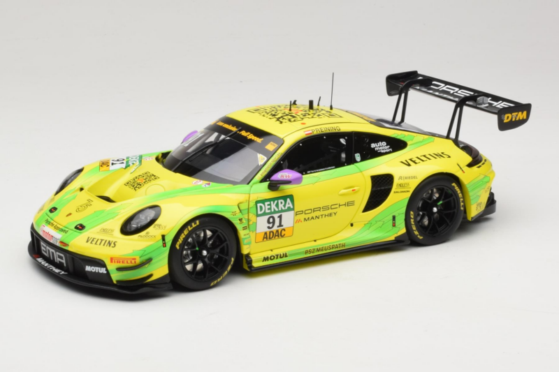 Porsche 911 GT3 R #91 T. Preining Manthey EMA DTM Hockenheim Champion 2023 Minichamps 1:18 MG-M-911-DTM-n91-23-1801 Metalli