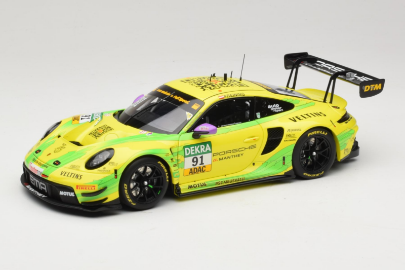 Porsche 911 GT3 R #91 T. Preining Manthey EMA DTM Norisring Winner 2023 Minichamps 1:18 MG-M-911-DTM-n91-23-1802 Metalli