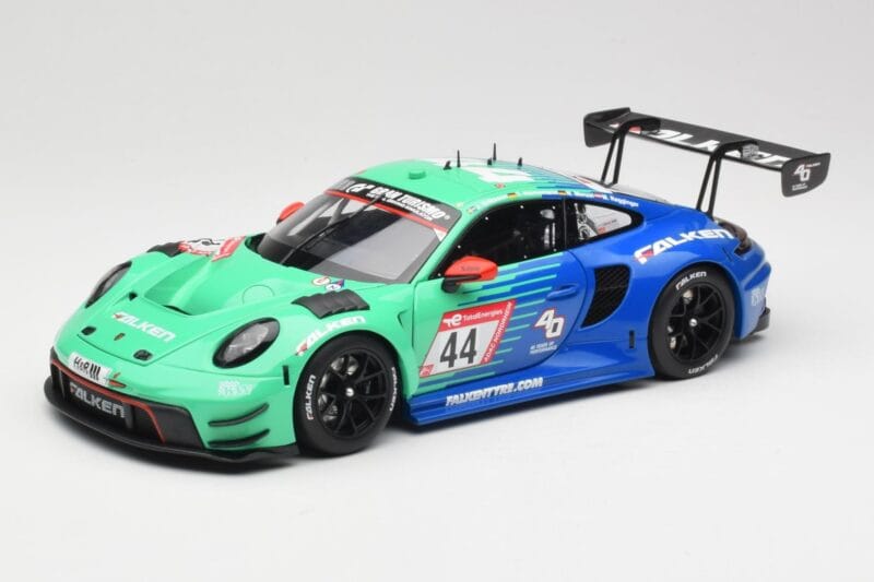 Porsche 911 992 GT3 R Falken #44 D. Eriksson / T. Heinemann 24 Hours of Nurburgring 2023 Minichamps 1:18 113236344 Metalli
