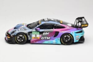 Porsche 911 992 GT3 R Team WRT #9 T. Heinemann DTM 2023 Minichamps 1:18 113236309 Metalli — kuva 4 / 8