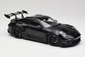 Porsche 911 992 GT3 RS Musta & Mustat Vanteet Concept Minichamps 1:18 911992003 Metalli — kuva 6 / 8