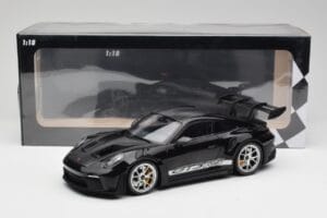 Porsche 911 992 GT3 RS Musta Hopea Felleillä Minichamps 1:18 155062231 Metalli — kuva 6 / 6
