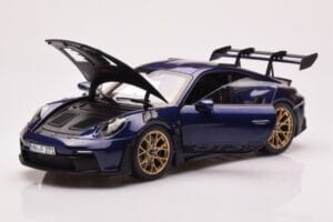 Porsche 911 992 GT3 RS Gentian Sininen Metalinen Norev 1:18 187363 Metalli — kuva 2 / 8