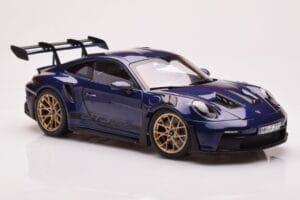 Porsche 911 992 GT3 RS Gentian Sininen Metalinen Norev 1:18 187363 Metalli — kuva 6 / 8