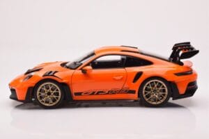 Porsche 911 992 GT3 RS Gulf Oranssi Norev 1:18 187360 Metalli — kuva 4 / 8