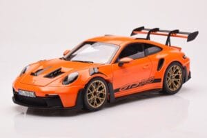 Porsche 911 992 GT3 RS Gulf Oranssi Norev 1:18 187360 Metalli